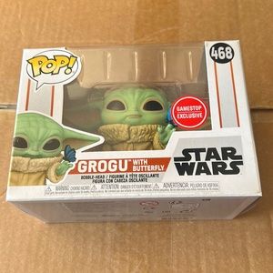 Funko Pop! Star Wars: Grogu with butterfly